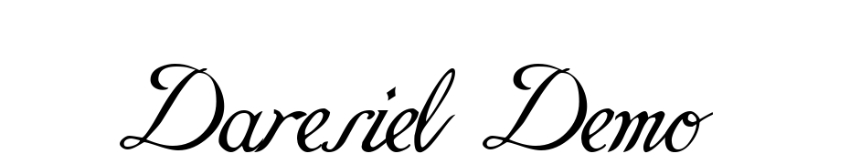 Daresiel Demo Font Download Free
