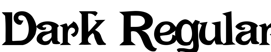 Dark Regular Font Download Free