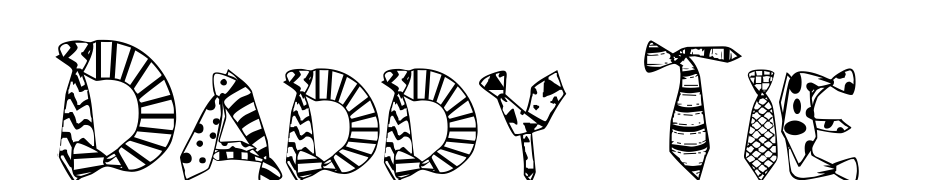Daddy Tie Font Download Free