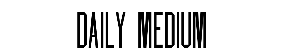 Daily Medium Font Download Free