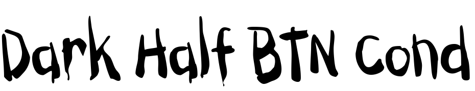 Dark Half BTN Cond Font Download Free
