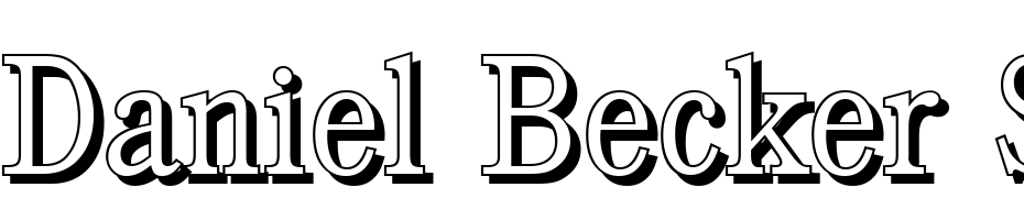 Daniel Becker Shadow Xlight Regular Font Download Free