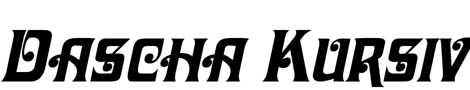 Dascha Kursiv Font Download Free