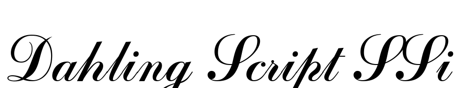 Dahling Script SSi Font Download Free