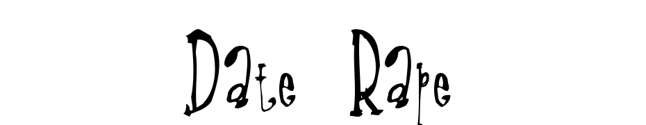 Date Rape Schrift Herunterladen Kostenlos