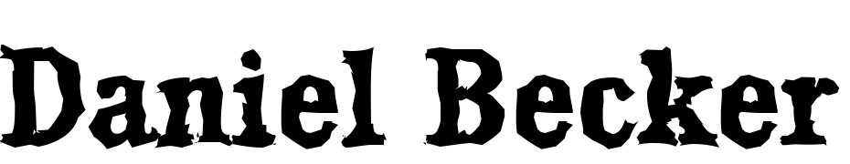 Daniel Becker Random Bold Font Download Free