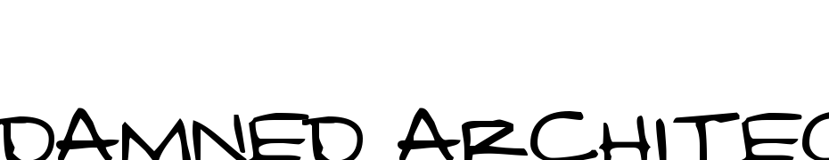 Damned Architect Font Download Free