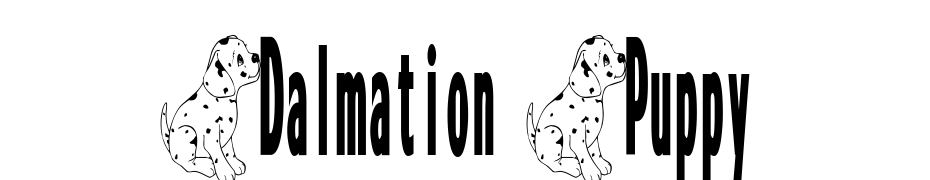 Dalmation Puppy Font Download Free