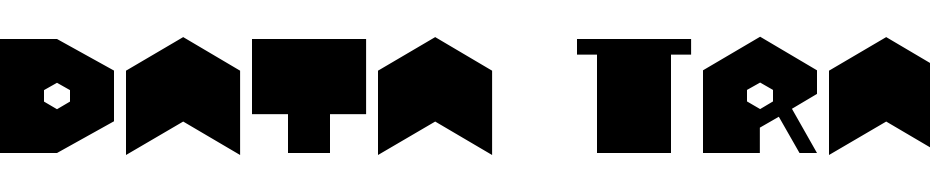 Data Transfer Font Download Free