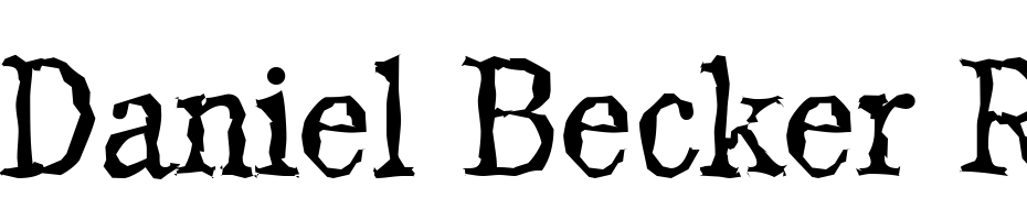 Daniel Becker Random Light Regular Font Download Free