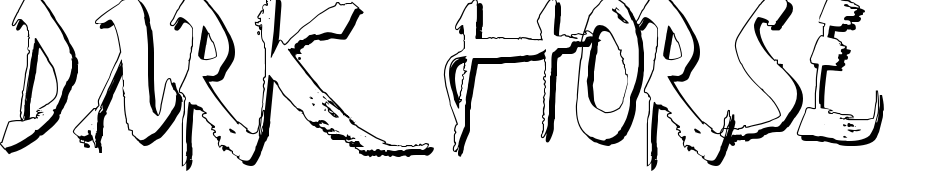 Dark Horse Shadow Font Download Free