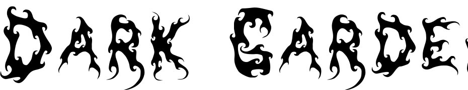 Dark Garden (&copy;Michal Kosmulski) Scarica Caratteri Gratis