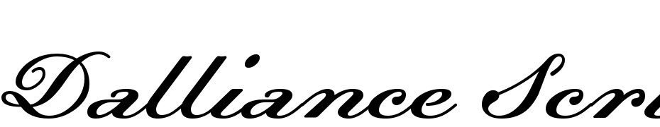 Dalliance Script Font Download Free