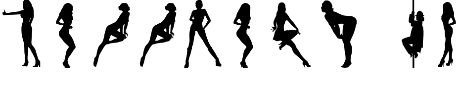 Darrians Sexy Silhouettes 3 Fuente Descargar Gratis