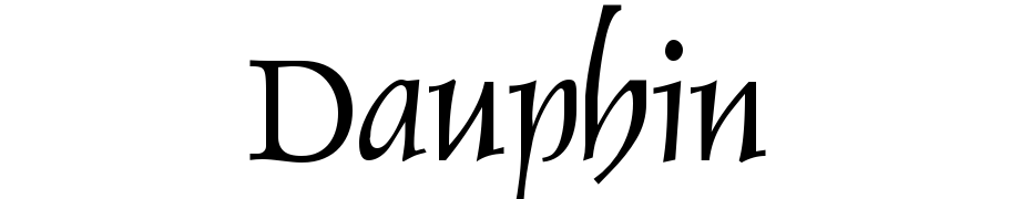 Dauphin Font Download Free