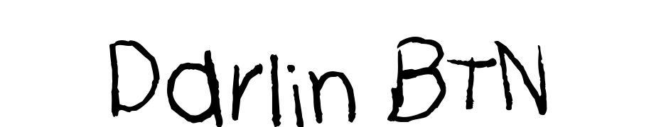 Darlin BTN Font Download Free