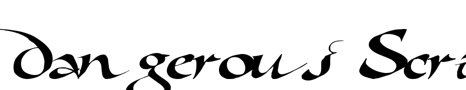 Dangerous Script27 Regular Font Download Free