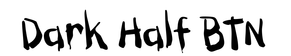 Dark Half BTN Font Download Free
