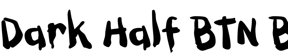 Dark Half BTN Bold Font Download Free