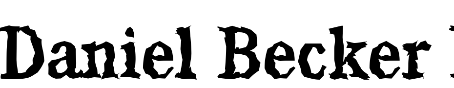 Daniel Becker Random Medium Regular Font Download Free