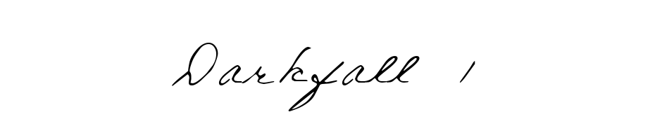 Darkfall 1 Font Download Free