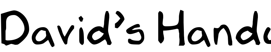 David's Handwriting Font Download Free