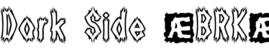 Dark Side (BRK) Font Download Free