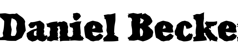 Daniel Becker Random Heavy Regular Font Download Free