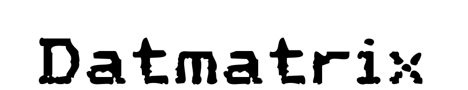 Datmatrix Yazı tipi ücretsiz indir
