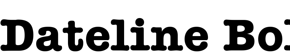 Dateline Bold Font Download Free