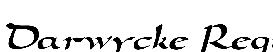 Darwycke Regular Font Download Free
