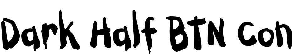 Dark Half BTN Cond Bold Font Download Free