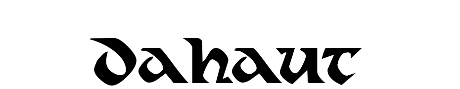 Dahaut Font Download Free