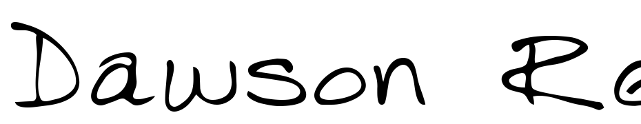 Dawson Regular Font Download Free