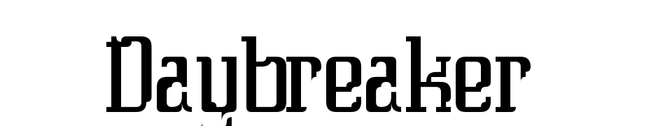 Daybreaker Font Download Free