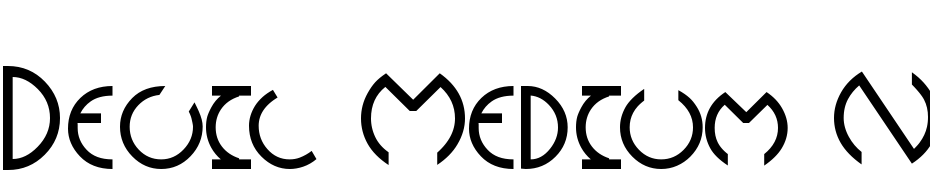 Devil Medium Normal Font Download Free