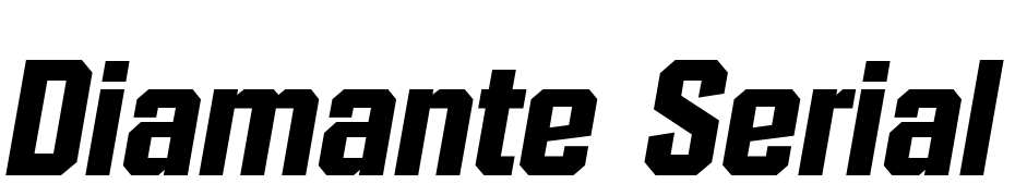 Diamante Serial Extra Bold Regular Italic Font Download Free