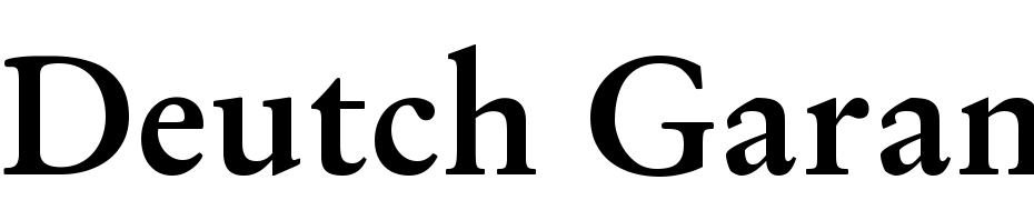 Deutch Garamond Old Style SSi Bold Font Download Free