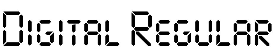 Digital Regular Font Download Free