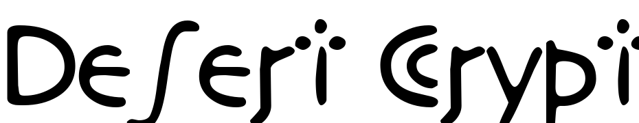 Desert Crypt Bold Font Download Free