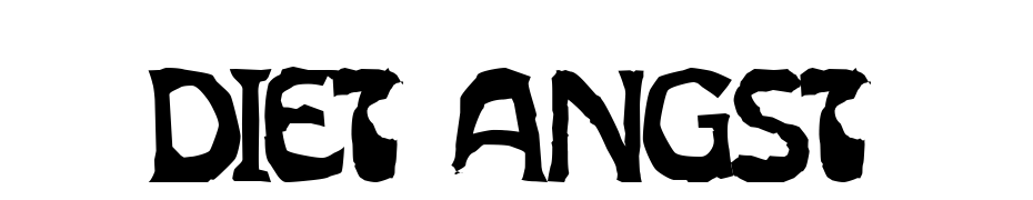 Diet Angst Font Download Free