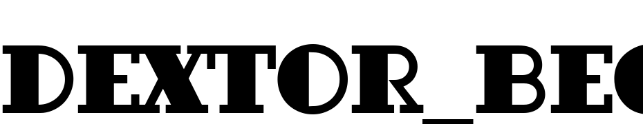 Dextor_Becker_Black Font Download Free