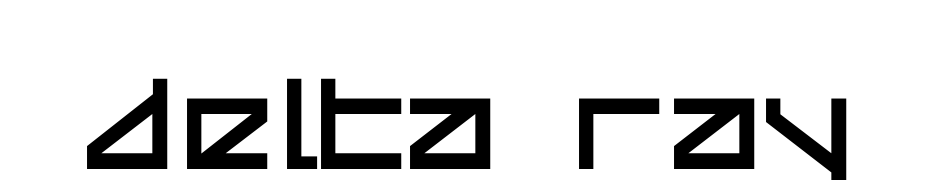 Delta Ray Font Download Free