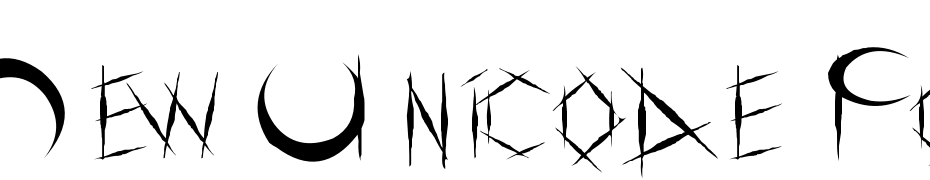 New Unicode Font Font Download Free