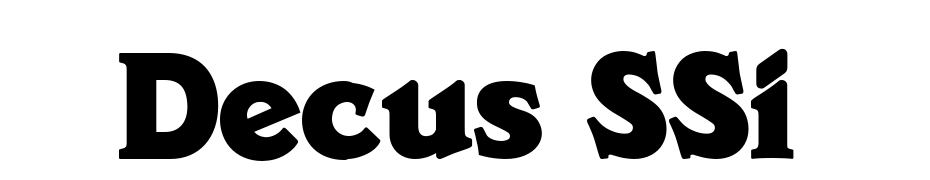 Decus SSi Font Download Free