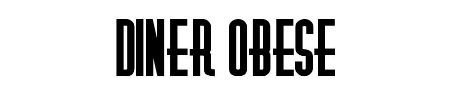 Diner Obese Font Download Free