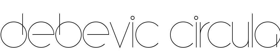 Debevic Circular Schrift Herunterladen Kostenlos