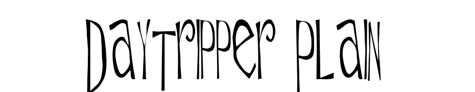 Daytripper Plain Font Download Free