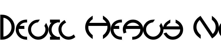 Devil Heavy Normal Font Download Free