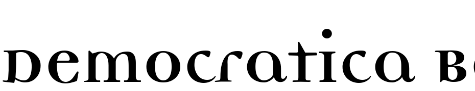 Democratica Bold Font Download Free
